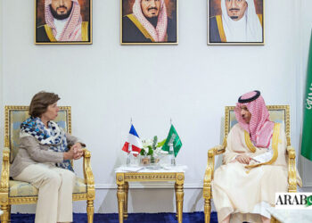 Saudi overseas minister meets French, Lebanese counterparts