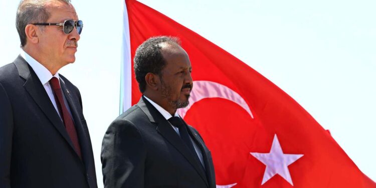 Somalia’s president, in telephone name, congratulates Erdogan on Turkish election victory
