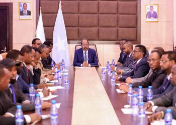 Madaxweynaha Somalia oo guddoomiyay shir ka dhacay Dhuusamareeb + Ujeedka