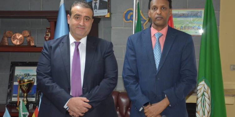 Ambassador Warfa meets Jordanian Deputy Ambassador to Ethiopia – Somali Nationwide Information Company