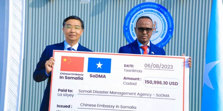 China Donates $150,000 to SoDMA to Assist Just lately Liberated Areas and Drought-Affected Somalis – Somali Nationwide Information Company