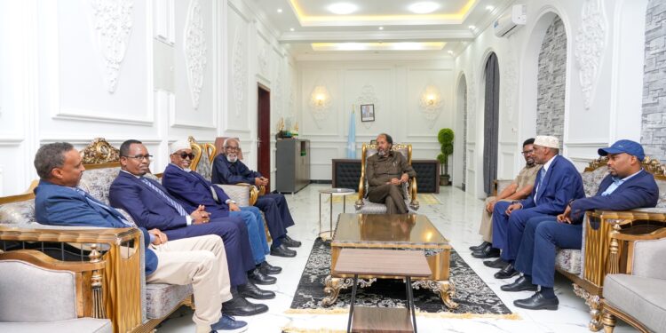 President Hassan Sheikh receives former Audio system of Somalia – Somali Nationwide Information Company