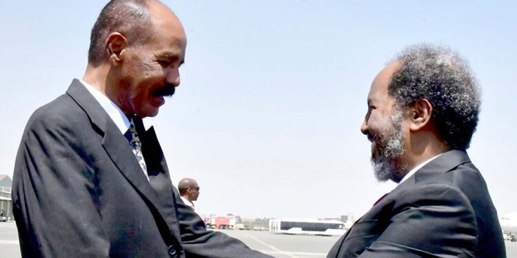 Somalia’s president arrives in Eritrea for ‘official working go to’