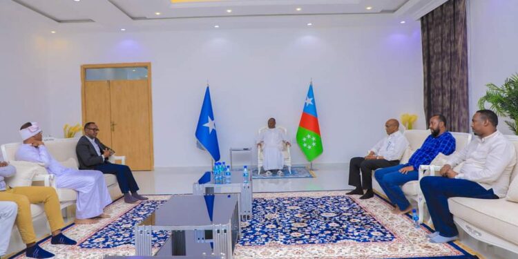 Madaxweyne Laftagareen oo qaabilay guddoomiyaha Hay’adda SoDMA + Sawirro