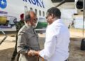 Madaxweynaha Soomaaliya oo ku laabtay magaalada Dhuusamareeb + Sawirro