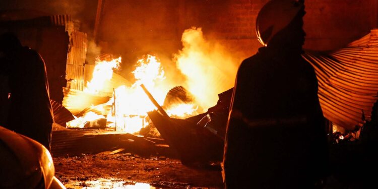 Kenya fuel truck explosion torches Nairobi cylinder depot, kills 3