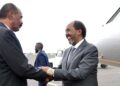 Somalia’s president arrives in Eritrea for his fourth go to in 2 years