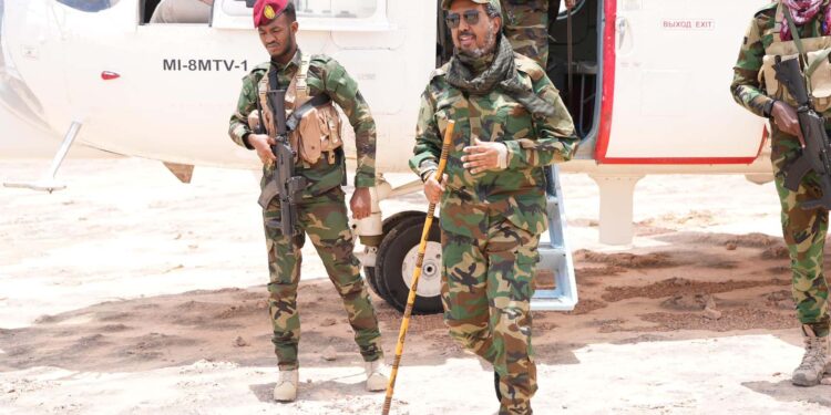 Somalia’s president visits two frontline cities