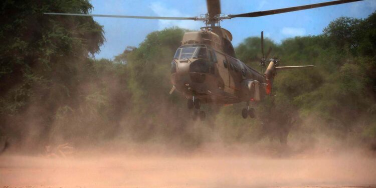 Kenyan navy helicopter crashes, 5 troopers killed, police say