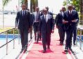 Somali president Hassan Sheikh arrives in Kenya for an official go to