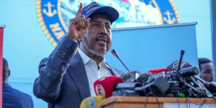 President Hassan presides over a welcoming ceremony for Türkiye’s domestically produced TCG Kınalıada Corvette – Somali Nationwide Information Company