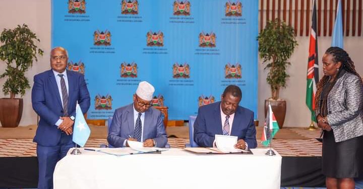 Soomaaliya iyo Kenya oo heshiisyo kala saxiixday. – Puntland Put up