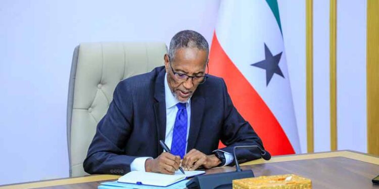 Somaliland president says dedicated to the implementation of sea entry cope with Ethiopia 