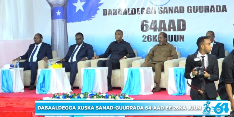 President Hassan sends his congratulations on the sixty fourth anniversary of Independence of Somalia – Somali Nationwide Information Company