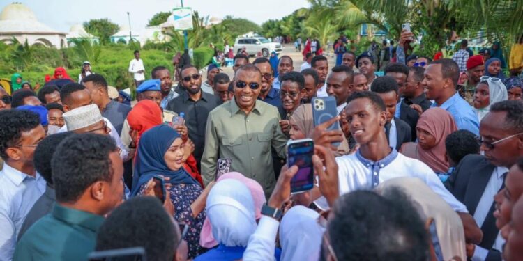 Somali PM Visits Darussalam District for Eid Celebrations with residents
