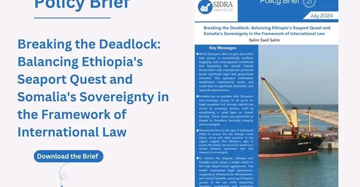 A Somali assume tank suggests a authorized compromise between Somalia and Ethiopia On the Unlawful Maritime MoU – Puntland Publish