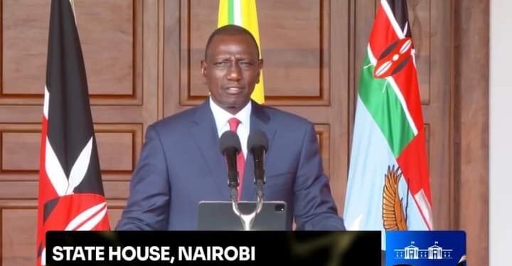 Madaxweyne William Ruto oo waxqabad la’aan darteed u kala diray golihii wasiirada dalka Kenya – Puntland Put up