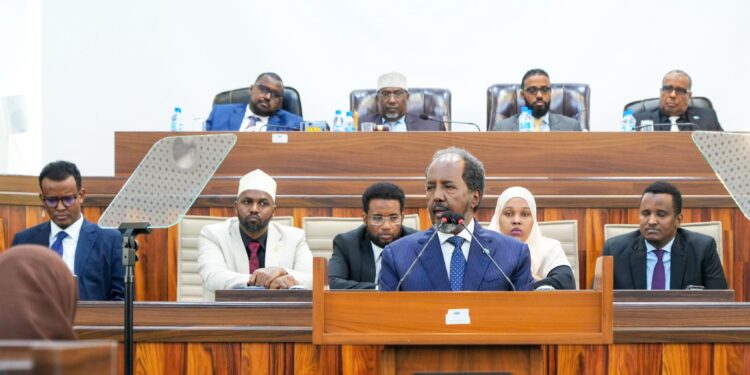 President Hassan Sheikh formally opens the fifth Session of the joint Parliament – Somali Nationwide Information Company