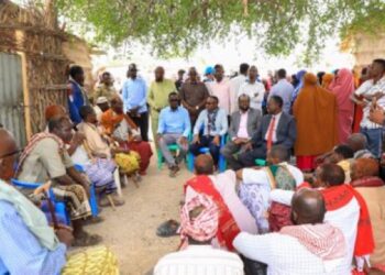 Commissioner of SoDMA and different UN officers go to IDPs in Bakool area – Somali Nationwide Information Company