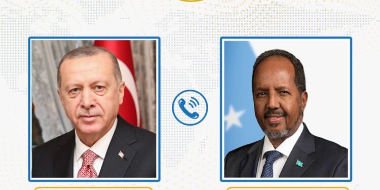 President Hassan speaks along with his Turkish counterpart over the cellphone, discusses bilateral relations – Somali Nationwide Information Company