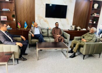 Danjire Jibriil oo safaaradda Nairobi kusoo dhaweeyay gudoomiyaha Aqalka Sare
