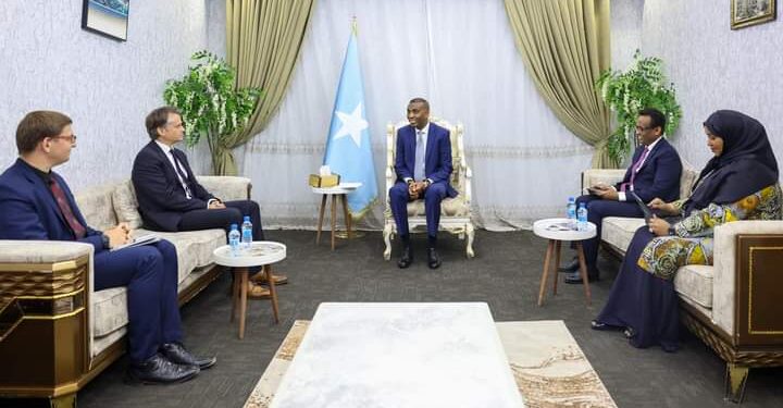 Ra’iisul Wasaaraha Soomaaliya oo qaabila ergeyga dowladda Jarmalka u qaabilsan Geeska Afrika – Puntland Publish