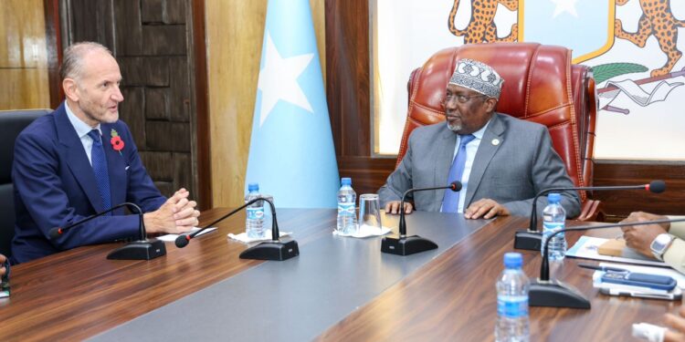 Performing President meets UK Ambassador in Mogadishu, discusses strengthening relations – Somali Nationwide Information Company