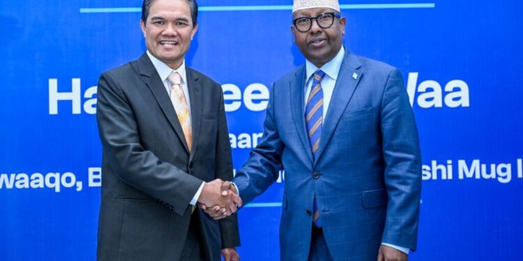 Somali International Minister Engages in Strategic Talks with Malaysian Ambassador
