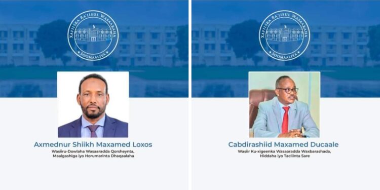 R/W Xamza oo soo buuxiyay kuraastii ay baneeyeen wasiiradii kasoo jeeday Jubaland