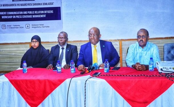 Minister of Data Launches Media Relations Workshop for Authorities Companies – Somali Nationwide Information Company