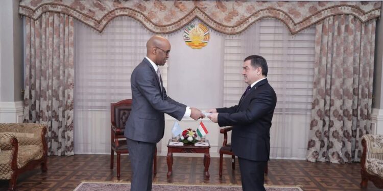 Somali Ambassador presents credentials to Tajikistan’s Deputy Overseas Minister – Somali Nationwide Information Company