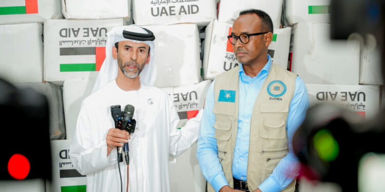 SoDMA Receives 700 Tons of Meals Help from UAE for Drought-Affected Communities – Somali Nationwide Information Company